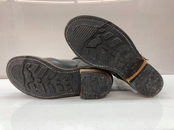 レッドウィング RED WING ENGINEER BOOTS エンジニア ブーツ ロング バイク 革靴 シューズ 黒 2268 メンズ靴 ブーツ エンジニア ブラック サイズ 8 1/2D 104S-1049