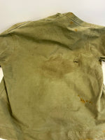 ミリタリー military ヴィンテージ Vintage 40s US ARMY デッキレインパーカー ステンシル入り ジャケット カーキ Sサイズ 101MT-4880