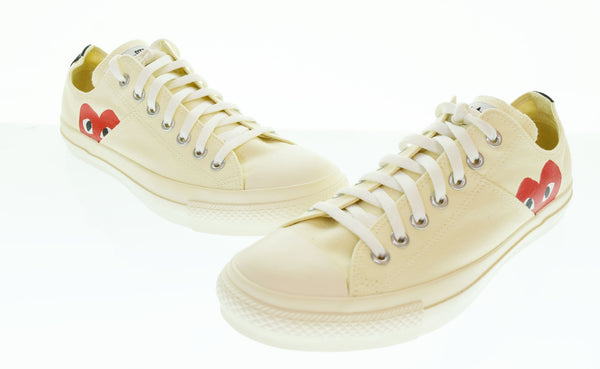 コムデギャルソン COMME des GARCONS CONVERSE キャンバスローカットスニーカー 白 AZ-K120-001-2-7 メンズ靴 スニーカー ホワイト 28cm 103S-1182
