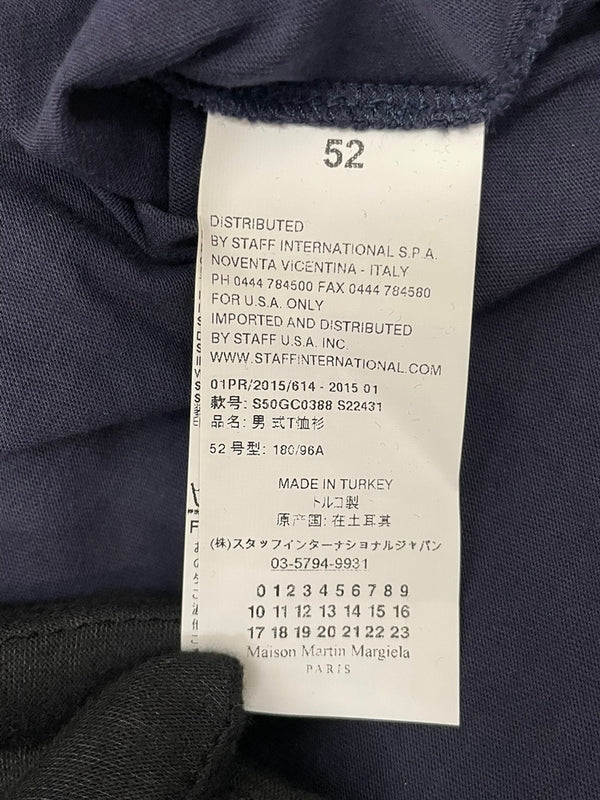 メゾン マルタン マルジェラ Maison Martin Margiela Vネック 無地 TEE S50GC0390 52 Tシャツ ネイビー 601MT-58