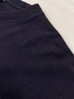 ヴェトモン VETEMENTS 20SS PRINT LOGO S/S TEE プリント ロゴ 半袖 Ｔシャツ バーコードパッチ クルーネック 紺 Tシャツ ロゴ ネイビー Mサイズ 104MT-2342