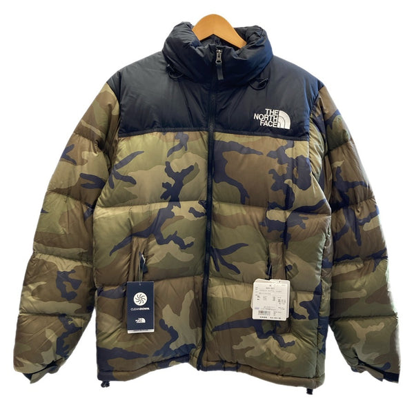 ノースフェイス THE NORTH FACE NOVELTY NUPTSE JACKET ノベルティ ヌプシジャケット ウッドランドカモ ダウンジャケット カモフラ柄 ND91842 XL ジャケット カーキ LLサイズ 101MT-3286