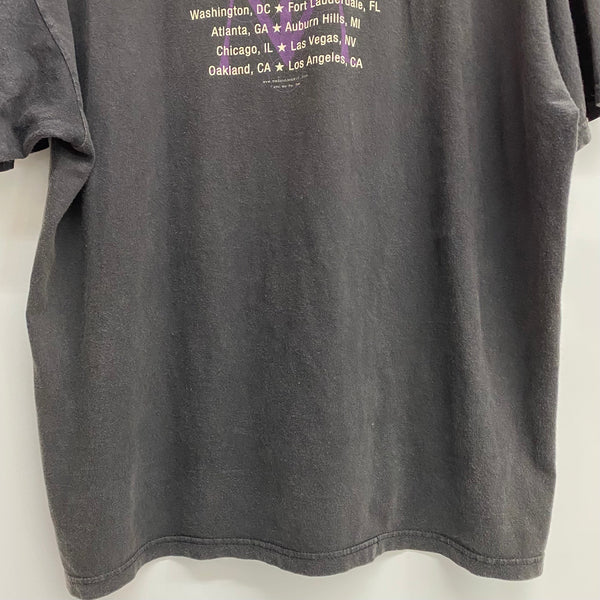 【曜日割引対象外】 ヴィンテージ vintage 00's MADONNA 2001 WORLD TOUR tee Tシャツ ブラック XLサイズ 201MT-3972 VB