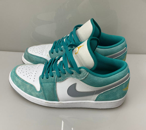 ナイキ NIKE エアジョーダン1 ロー SE "ニューエメラルド" Air Jordan 1 Low SE "New Emerald" DN3705-301 メンズ靴 スニーカー ロゴ ブルー 28cm 201-shoes796