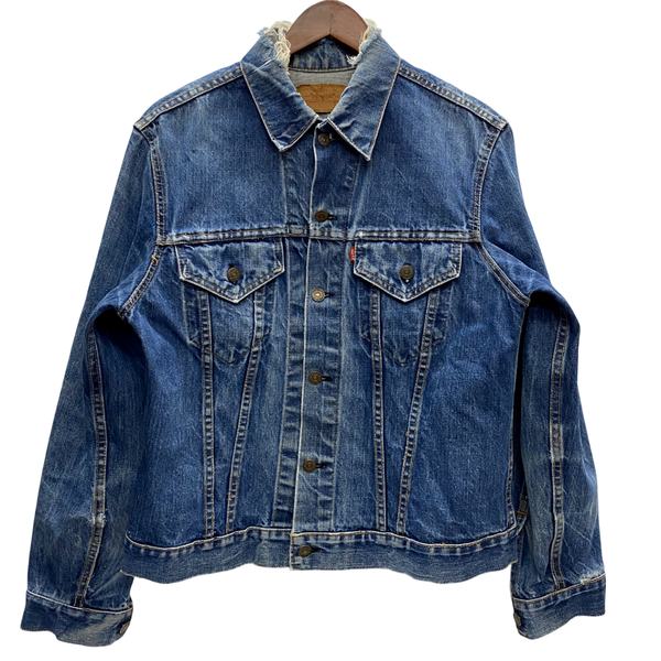 【曜日割引対象外】 リーバイス Levi's 60's 70's 70505 BIG E 524刻印 デニム ジャケット ブルー 201MT-4717 VB