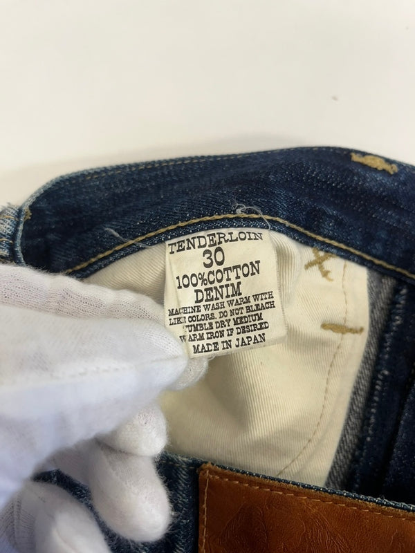 テンダーロイン TENDERLOIN T-RIDERS T-ライダース ストレートデニム 赤耳 濃紺 紺 デニム ブルー 30 101MB-710