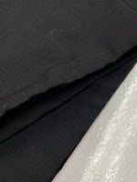 ビューティフルピープル beautiful people LOGO GABARDIN WIDE STRAIGHT PANTS ロゴ ギャバジン ワイド ストレート パンツ ジップフライ 黒 無地 1425105003 スラックス ブラック サイズ 38 104MB-254