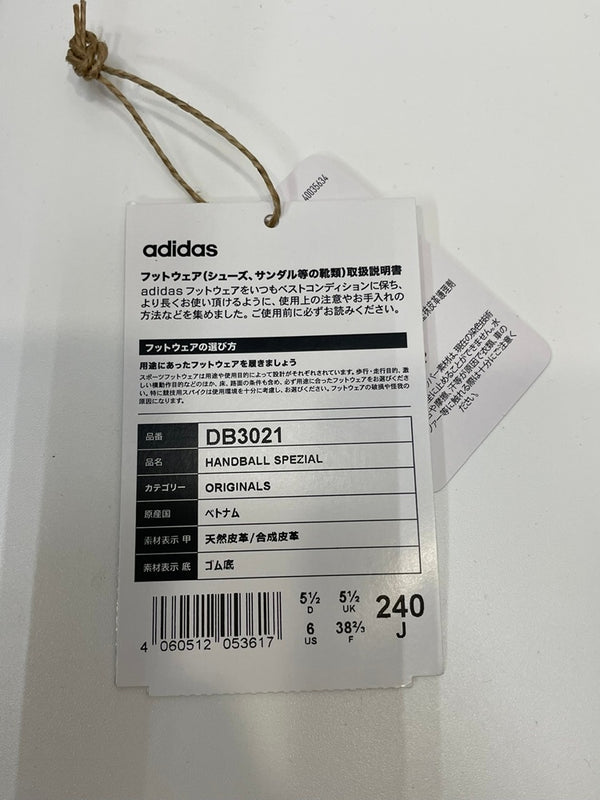 アディダス adidas Handball Spezial ハンドボール スペツィアル DB3021 レディース靴 スニーカー ブラック 24cm 601sh-40