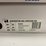 アディダス adidas SUPERSTAR 80s VINTAGE DX B25963 メンズ靴 スニーカー ホワイト 27.5cmサイズ 201-shoes1575