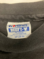 ヴィンテージ vintage 90's 90年代 Hanes HaRlequin 宇宙 惑星 アートプリント スーベニアT MADE IN USA アメリカ製 Tシャツ ブラック Sサイズ 101MT-4814