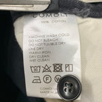 コモリ COMOLI 23AW デニムオーバーパンツ R01-03010 デニム ブラック サイズ2サイズ 201MB-1202