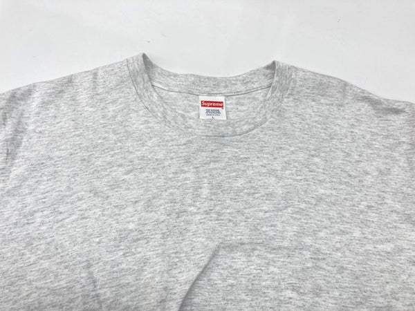 シュプリーム SUPREME × Thrasher スラッシャー Multi Logo L/S Tee マルチ ロゴ ロング スリーブ Tシャツ 長袖 灰 ロンT ロゴ グレー Lサイズ 104MT-1825
