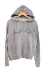 ネイバーフッド NEIGHBORHOOD × Disney 00s BIG BAD WOLF フーディー 染み込みプリント 後付け パーカ グレー 103MT-2892