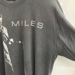 【曜日割引対象外】 ヴィンテージ vintage 90's MILES DAVIS マイルスデイヴィス FRUIT OF THE LOOM USA製 Tシャツ ブラック XLサイズ 201MT-4076 VB