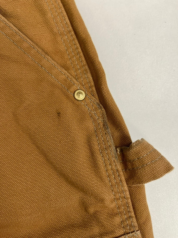カーハート Carhartt ダブルニー ペインターパンツ US古着 USA製 ワークパンツ B01 BRN カーゴパンツ ブラウン 34×30 101MB-721