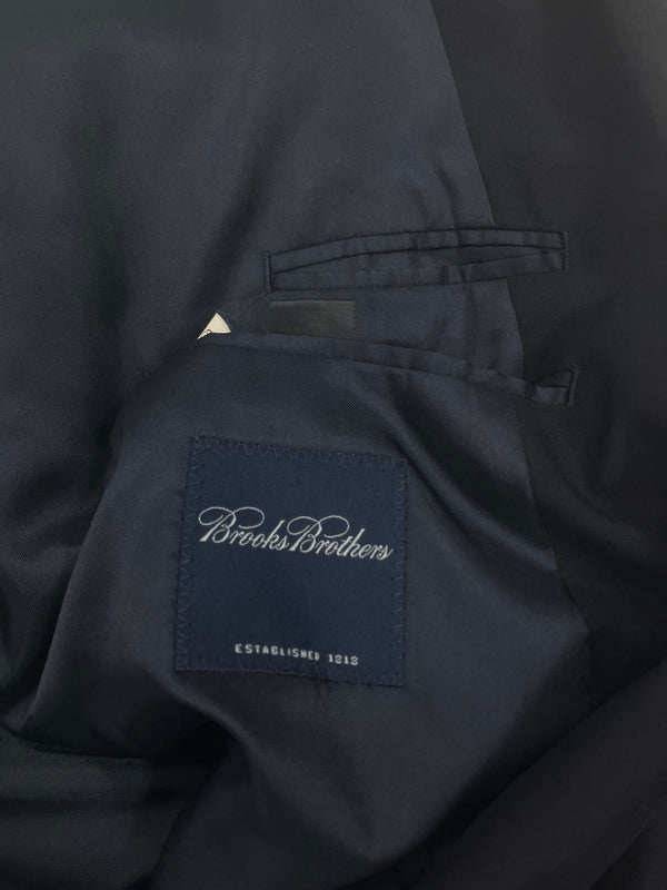 ブルックスブラザーズ Brooks Brothers 紺ブレ 金ボタン ダブルブレスト テーラードジャケット ブレザー 背抜き 日本製 44REG ジャケット ネイビー 101MT-5133