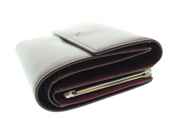 ヴィヴィアンウエストウッド Vivienne Westwood  がま口 三つ折り財布 ウォレット シルバー金具 ボルドー 赤系 財布・ケース レディース財布 レッド 103SA-21