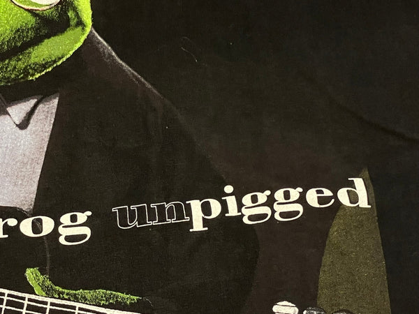 ヴィンテージ vintage 90s 90's Kermit the frog unpigged  Eric Clapton カーミット エリッククラプトン - Tシャツ ブラック フリーサイズ 101MT-3068