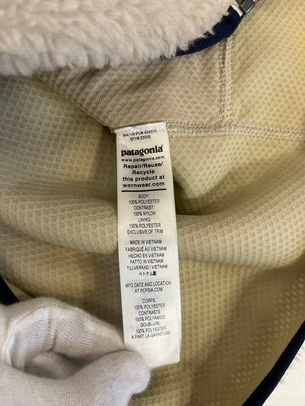 パタゴニア PATAGONIA CLASSIC RETRO X JACKET クラシック レトロX フリース ジャケット 白 23056FA22 ジャケット ホワイト Mサイズ 101MT-5095