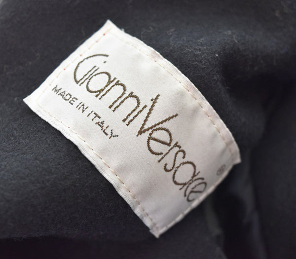 ヴェルサーチ VERSACE 80's シアリングカラー レザージャケット ジャケット ブラック 103MT-3508