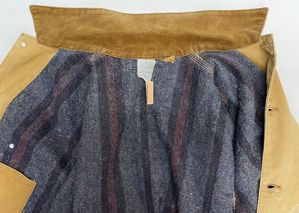 【曜日割引対象外】 カーハート Carhartt 90's 00's ミシガンチョアコート カバーオール ジャケット ベージュ 201MT-4494 VB