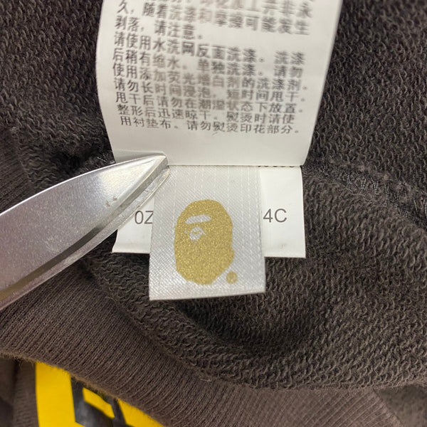 ア ベイシング エイプ A BATHING APE 20AW SHARK PULLOVER HOODIE 001PPF201024X パーカ グレー Lサイズ 201MT-3886