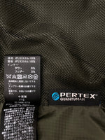 エフティーシー FTC PERTEX DOWN JACKET パーテックス ダウン ジャケット OUTER アウター KHAKI 緑 GREEN グリーン FTC022AWJ18 ジャケット ワンポイント カーキ Lサイズ 104MT-683