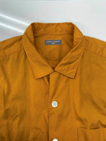 コムデギャルソン COMME des GARCONS HOMME 01AW WOOL 切り替え L/S SHIRT 長袖 シャツ 田中オム ドッキング リバーシブル ボタン ジップアップ 黄 赤 HC-B027 長袖シャツ チェック イエロー 104MT-1691