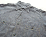 ビッグヤンク BIG YANK シャンブレーシャツ 長袖シャツ 青 600-202-61 長袖シャツ ブルー 103MT-2149