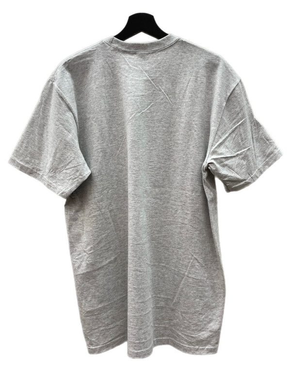 シュプリーム SUPREME 25AW Stick Tee Ash Gray スティック Ｔシャツ クルーネック 半袖 灰 Tシャツ ロゴ グレー Lサイズ 104MT-2340