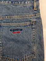 シュプリーム SUPREME Baggy Jean バギー ジーンズ ジップフライ パンツ ボトムス 刺繍 インディゴ 青 ロゴ デニム ブルー 34 104MB-108