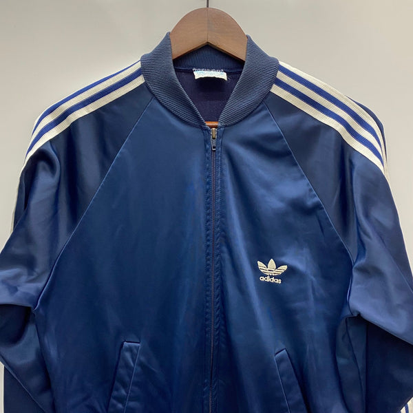 【曜日割引対象外】 アディダス adidas 80's ATP トラックジャケット USA製 ジャージ ネイビー Mサイズ 201MT-4496 VB
