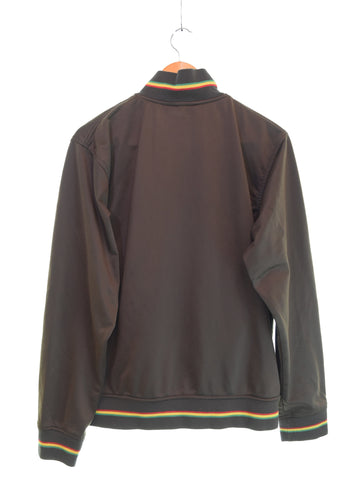 ステューシー STUSSY 90s ラスタカラー トラックジャケット 90's  ジャージ ブラウン Lサイズ 103MT-3304