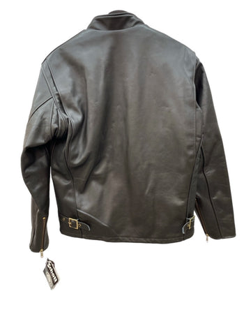 ショット SCHOTT 641RIDERS STEERHIDE LEATHER ライダース シングル レザー ジャケット ライナー付き ステアハイド レザー 茶 サイズ 40 ジャケット 無地 ブラウン 104MT-2327