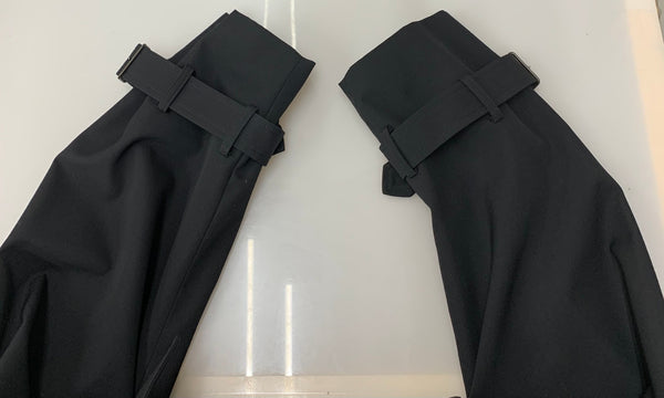 アトウ ato WOOL TRENCH COAT AM22C-C06 コート ブラック 48サイズ 201MT-3612