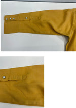 ラングラー Wrangler 60's 60年代 白タグ 刺繍タグ 27MW パールスナップボタン サイレントWステッチ VINTAGE ヴィンテージ ウエスタンシャツ 17 1/2 長袖シャツ イエロー 101MT-4725