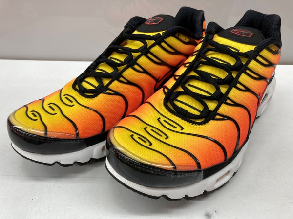 ナイキ NIKE 24年製 AIR MAX PLUS SUNSET エア マックス プラス サンセット マップラ ローカット シューズ HF0552-001 メンズ靴 スニーカー オレンジ 27.5cm 104S-867