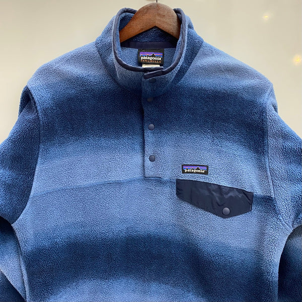 【曜日割引対象外】 パタゴニア PATAGONIA 15年製 シンチラ スナップT フリース プルオーバー ジャケット ブルー Sサイズ 201MT-4633 VB