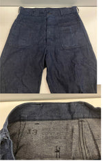 ミリタリー Military 60's 60年代 US NAVY デニム セーラーパンツ フレアパンツ インディゴ 濃紺 VINTAGE ヴィンテージ デニム ブルー 101MB-705