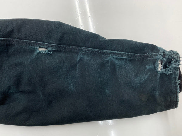 カーハート Carhartt DUCK TRADITIONALCOAT トラディショナルコート ダック ワークジャケット 中綿 黒 C003 サイズ 46 ジャケット ロゴ ブラック 104MT-1870