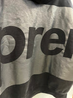 シュプリーム SUPREME big logo hooded sweatshirt ビッグロゴ バックプリントパーカー フーディ パーカ ブラック Lサイズ 101MT-5212