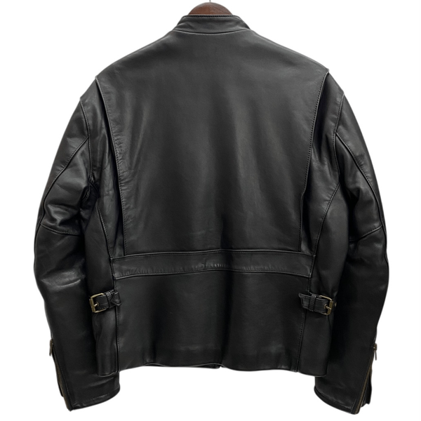 【曜日割引対象外】 ハーレーダビッドソン HARLEY-DAVIDSON USA製 SCREAMIN EAGLE レザージャケット シングルライダースジャケット ジャケット ブラック 40サイズ 201MT-4533 VB