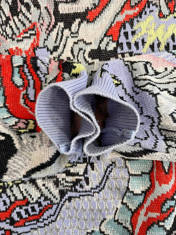 ワコマリア WACKO MARIA TIM LEHI JACQUARD SWEATER ジャガード ニット XL セーター マルチカラー LLサイズ 101MT-4501