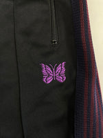 ニードルス Needles NARROW TRACK PANT ナロー サイドライン トラックパンツ 黒 GL368 ボトムスその他 ブラック SSサイズ XS 101MB-568