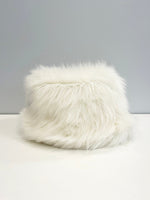 ドルチェ＆ガッバーナ Dolce&Gabbana ドルガバ ファー バケハ ロゴ 白 GH701A/GEU45I 帽子 レディース帽子 ハット ホワイト 101hat-148
