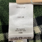 シュプリーム SUPREME 20FW tartan flannelshirt ネルシャツ 長袖シャツ グリーン XLサイズ 201MT-4370