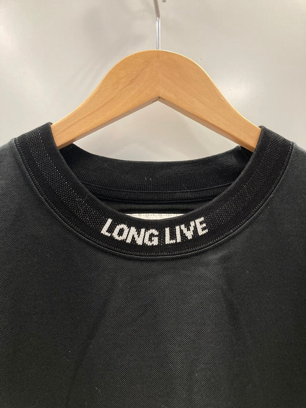 ダブルタップス WTAPS COPO COOLMAX 半袖カットソー ネックロゴ  LONG LIVE 黒 221ATDT-CSM14 サイズ 03 Tシャツ ブラック 101MT-2997