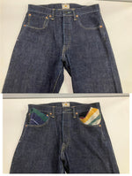 フェローズ PHERROW'S Standard Collection. 13.75oz Original Denim Lot: 421SW レギュラーストレート ポケットネル生地 セルビッチ 黄ミミ デニム ブルー W31L36 101MB-650