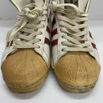 【曜日割引対象外】 アディダス adidas 80's PRO MODEL フランス製 made in france 金ベロ 5 1/2 メンズ靴 スニーカー ホワイト 24.5cmサイズ 201-shoes1585 VB