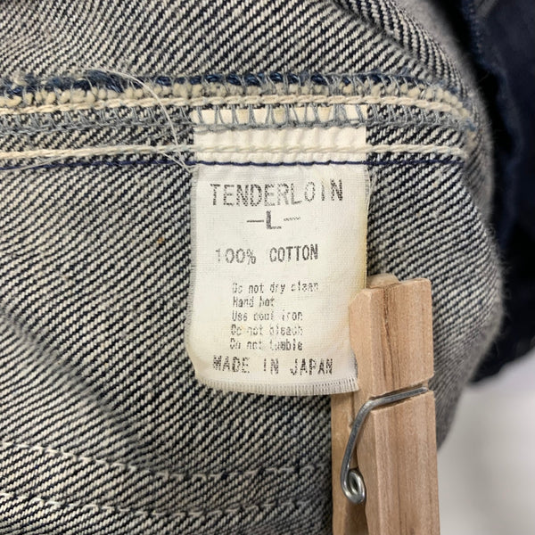 テンダーロイン TENDERLOIN デニム カバーオール ジャケット ネイビー Lサイズ 201MT-4875
